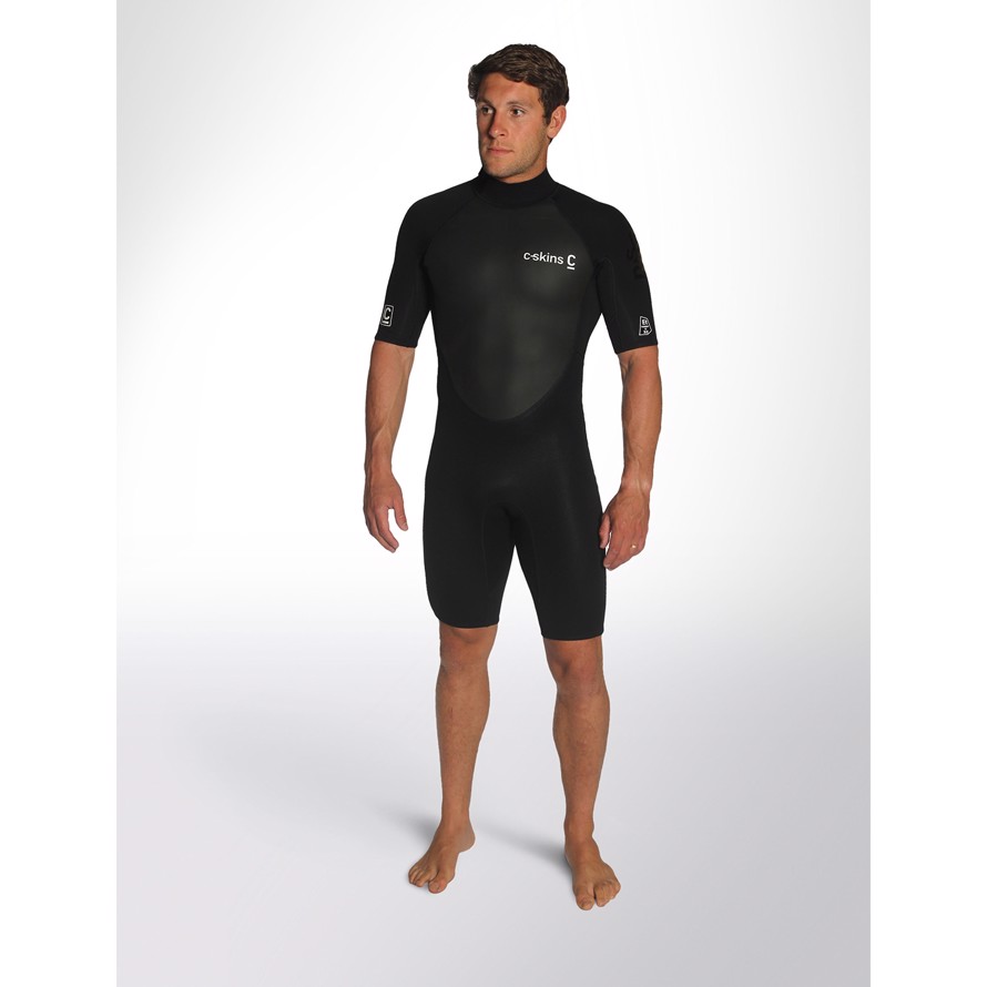C-Skins Element Mens 3/2mm Flatlock Shorti