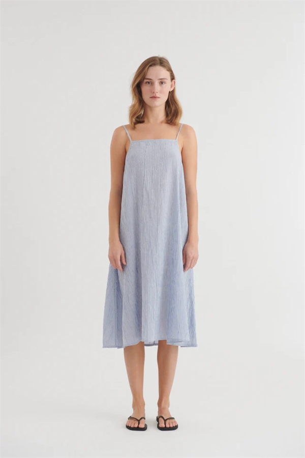 Basic Apparel Carol Strap Dress - Riviera