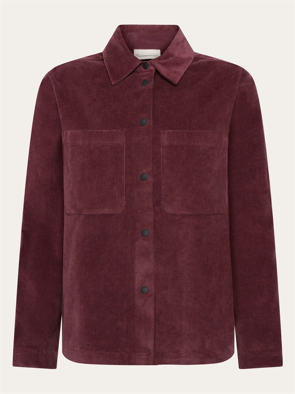 KnowledgeCotton Apparal Corduroy Overshirt - Fig