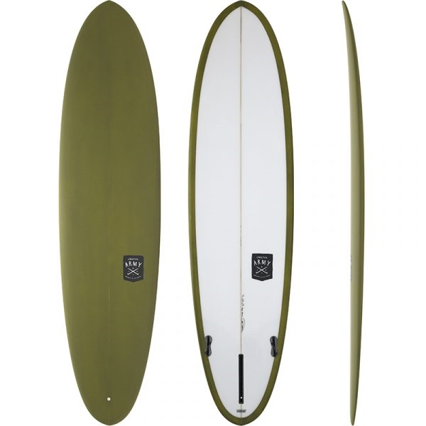 Creative Army Surfboard Huevo 6'10" - Khaki