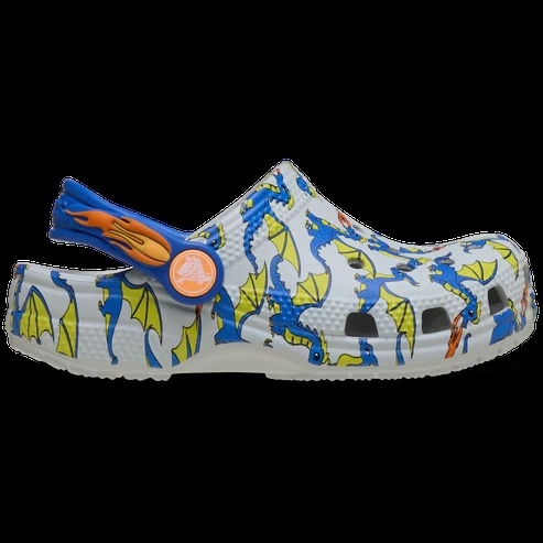 Crocs Classic Dragon Graphic Kids Clog - Atmosphere