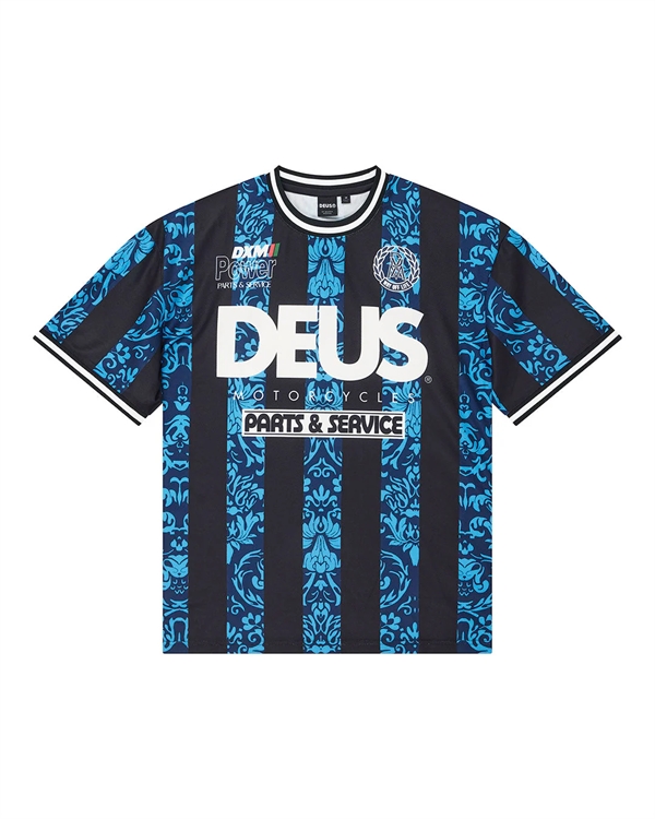 Deus Ex Machina Nouveau Moto Tee - Pageant Blue