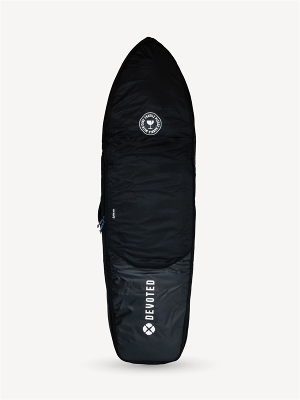 Devoted Travel 10mm Double Boardbag 7'6" (1-2 boards) - Black