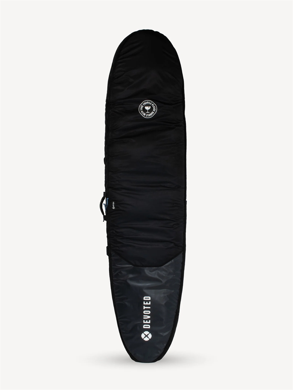 Devoted Longboard 10mm Double Boardbag 9\'6" (1-2 boards) - Black