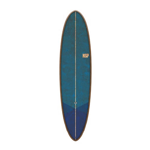 NSP Coco Dream Rider 7'6" Flax Tail Dip Blue Surfboard