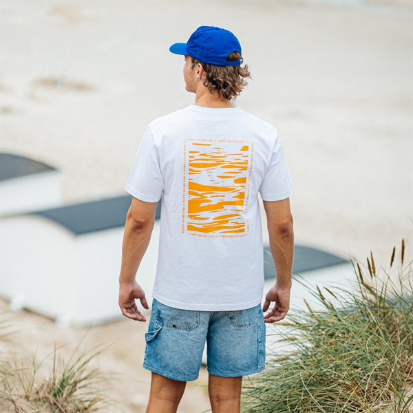 North Shore Surf Unisex T-Shirt - Yellow Ocean