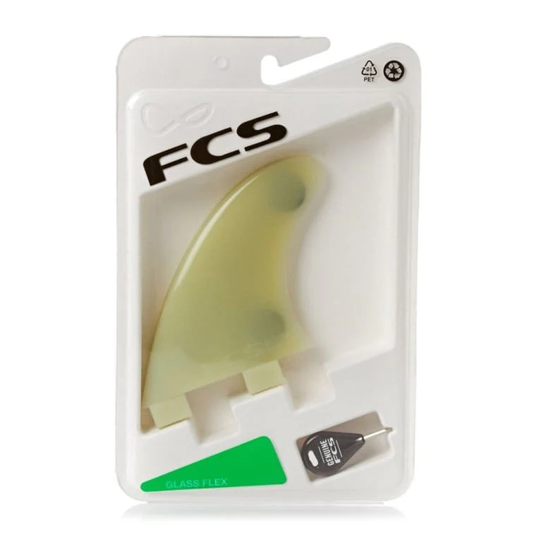 FCS Quad Rear Glass Flex - X-Small