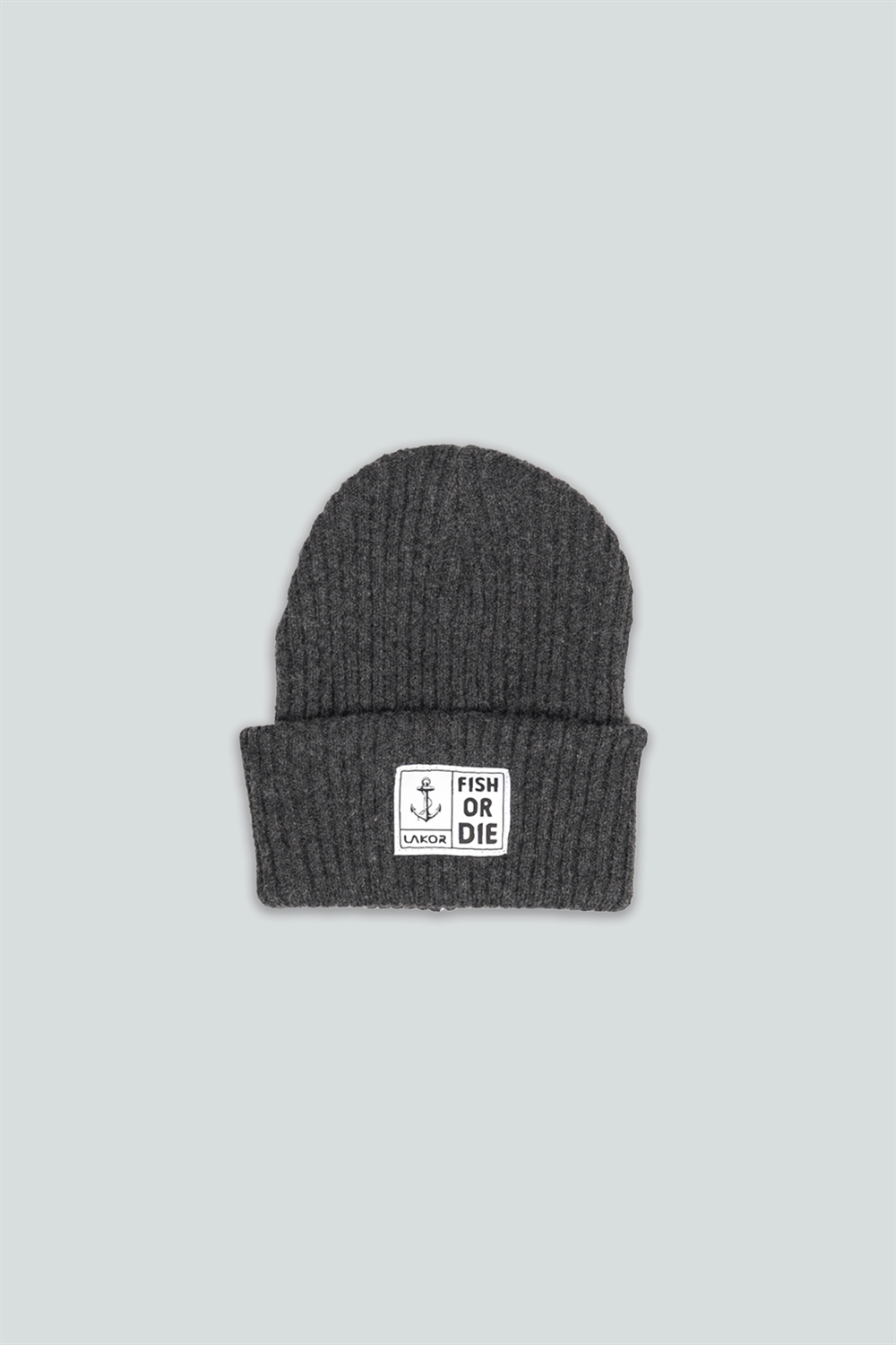 Lakor Fish Or Die Beanie - Grey