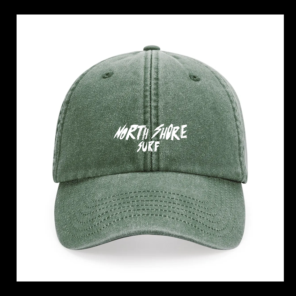 North Shore Surf - Vintage Cap - Green 