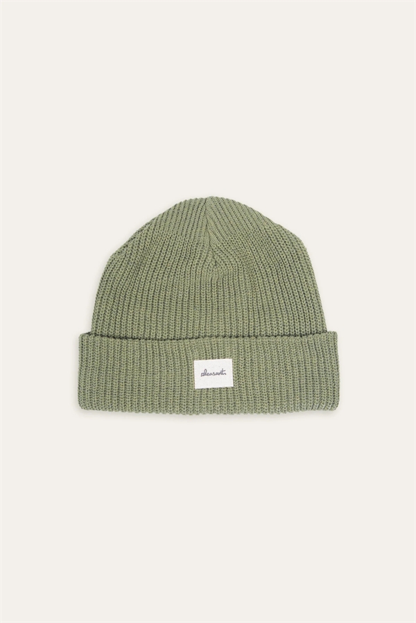 Pleasant Forest green recycled wool beanie
