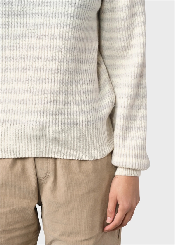 Klitmøller Collective Gunilla knit - Cream/pastel grey