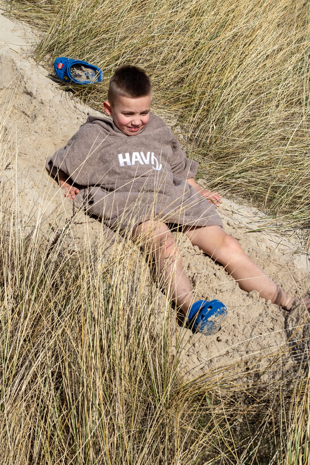 HAVS Junior Poncho Towel - Dusty Brown