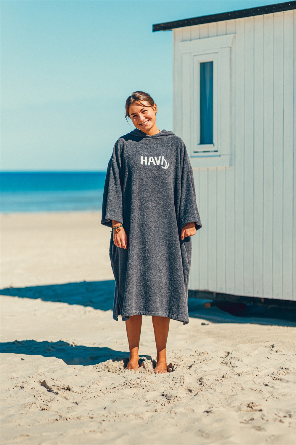 HAVS Poncho Towel - Grey