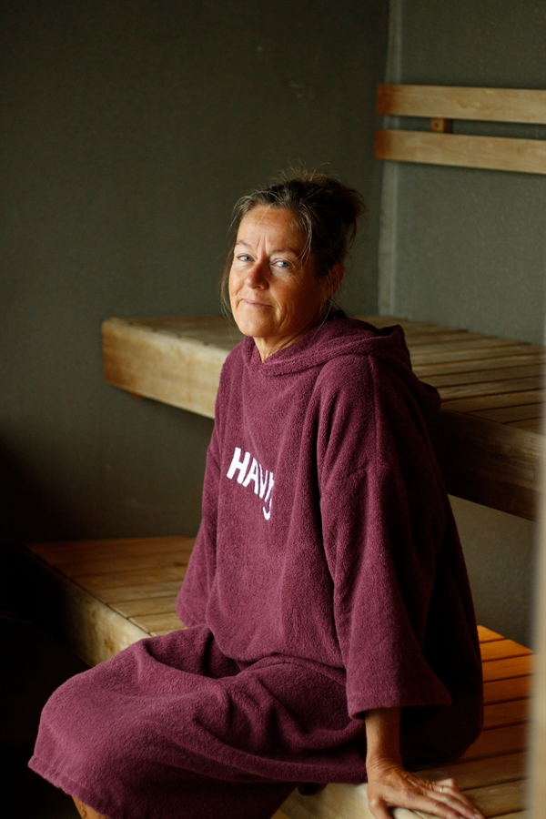 HAVS Poncho Towel - Purple