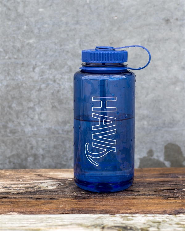 HAVS x Nalgene Wide Mouth Sustain Drikkedunk 1 L - Denim