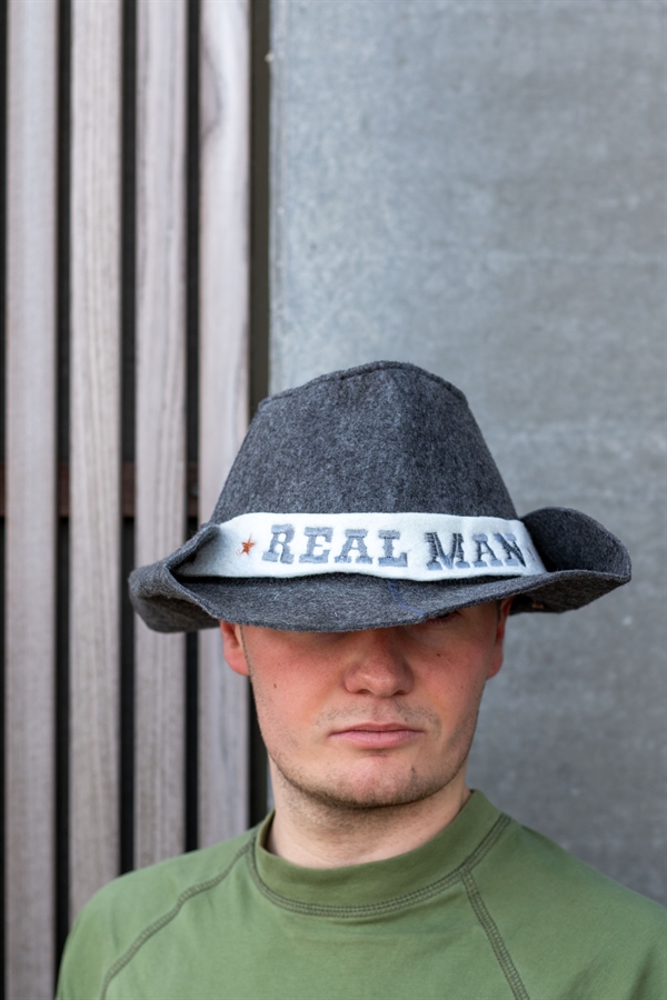 Saunagut Sauna Filt "Real Man"