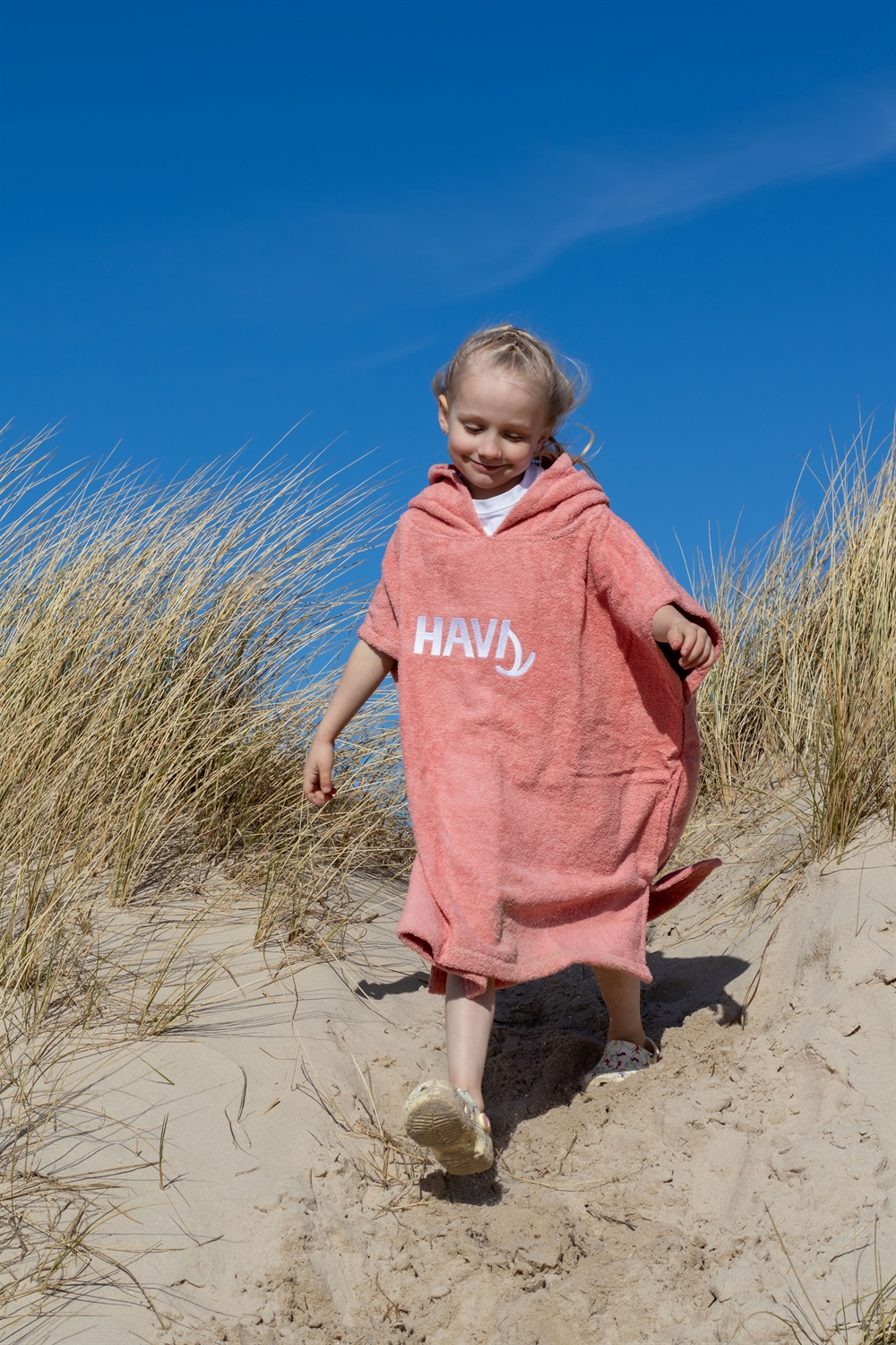 Havs Kids Poncho Towel - Rosa