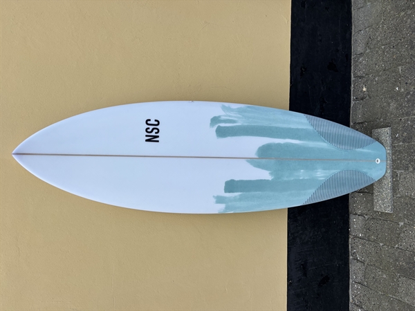 NSC - Organic turquoise 6'0" Super light Epoxy incl fins
