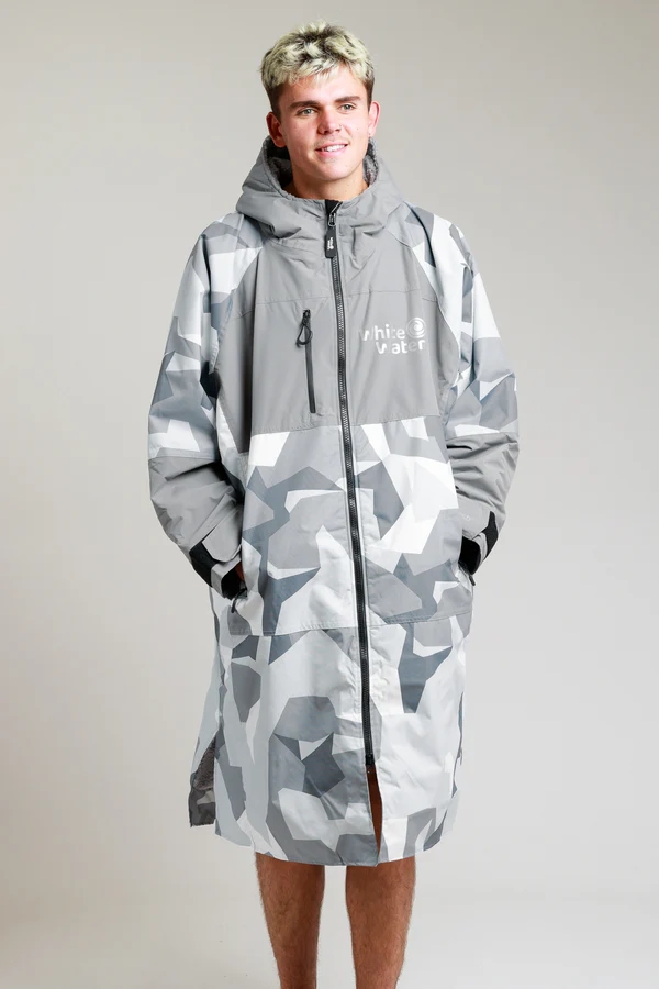White Water Robes Adult Hard Shell Robes - Arctic Camo