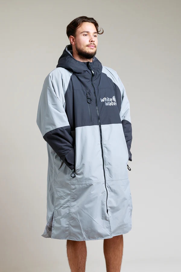 White Water Robes Adult Hard Shell Robes - Steel Grey