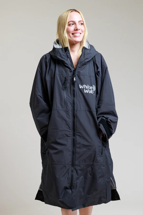 White Water Robes Adult Hard Shell Robes - Black