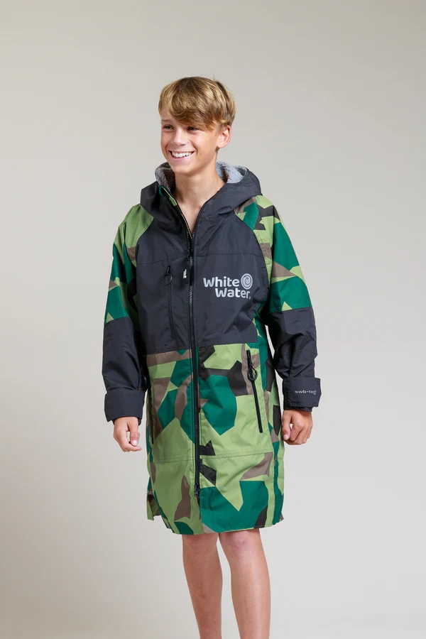 White Water Robes Kids Hard Shell Robes - Camo