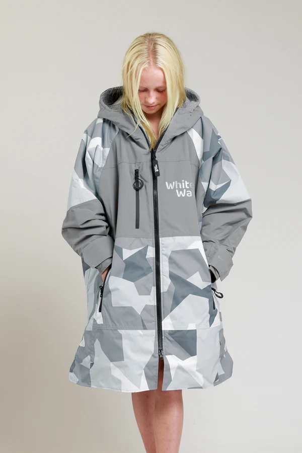 White Water Robes Kids Hard Shell Robes - Arctic Camo