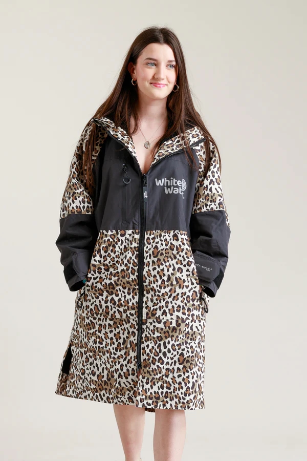White Water Robes Junior Hard Shell Robes - Leopard Print