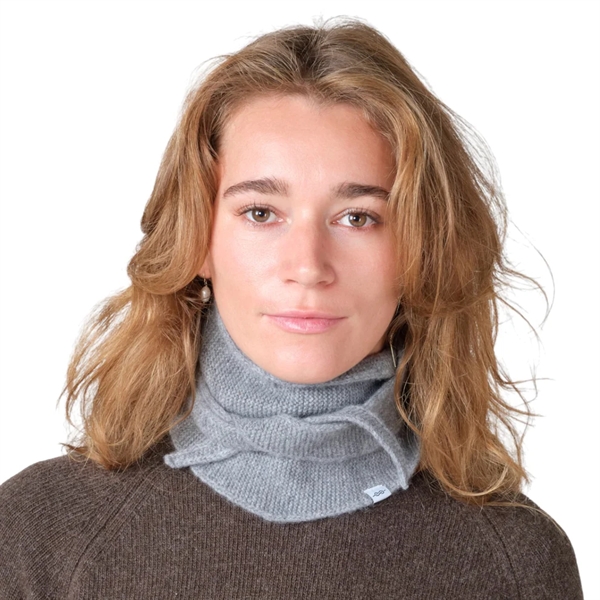 Klitmøller Collective - Violet Small Knit Scarf - Light Grey