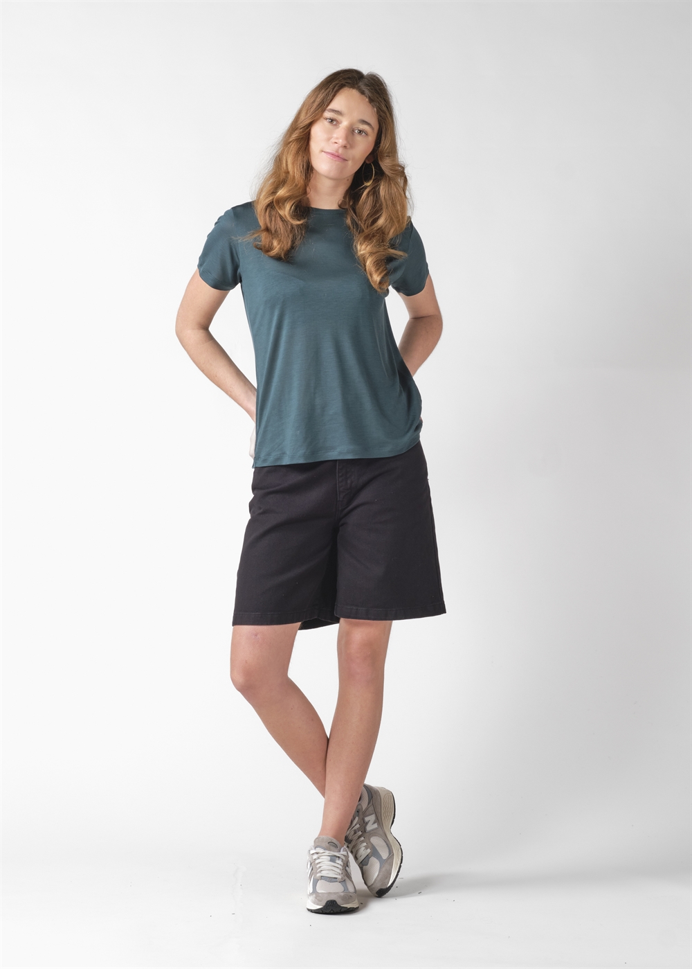 Klitmøller Collective Jules shorts - Black stonewash