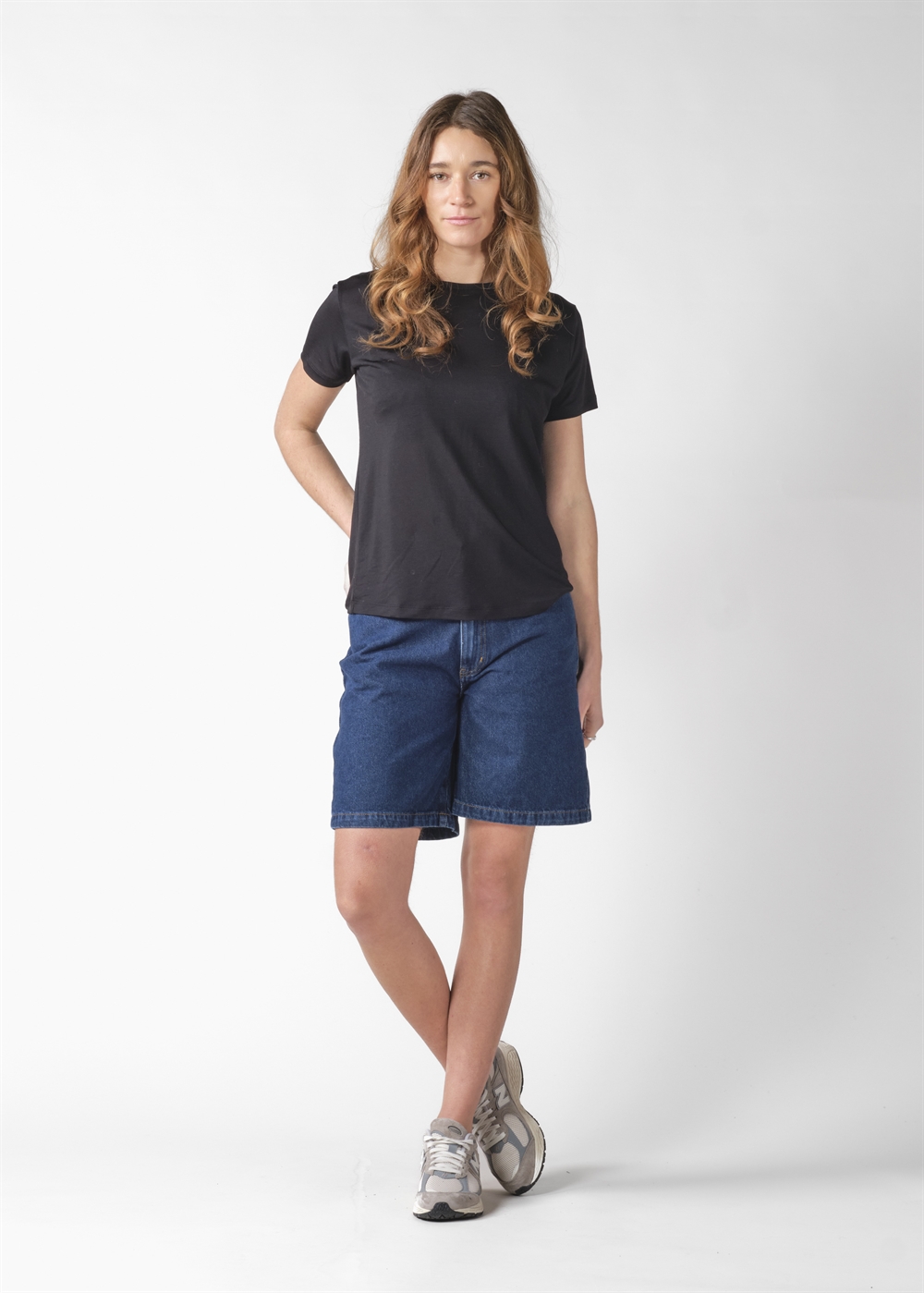 Klitmøller Collective Jules shorts - Dark blue stonewash