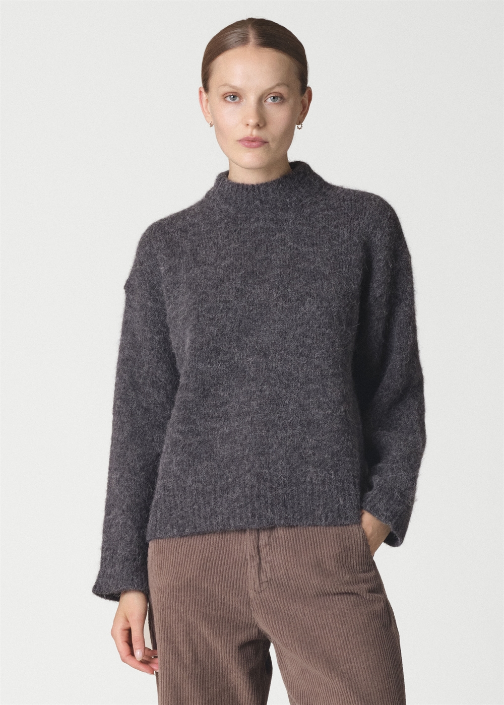 Klitmøller Collective Linden knit - Black Melange