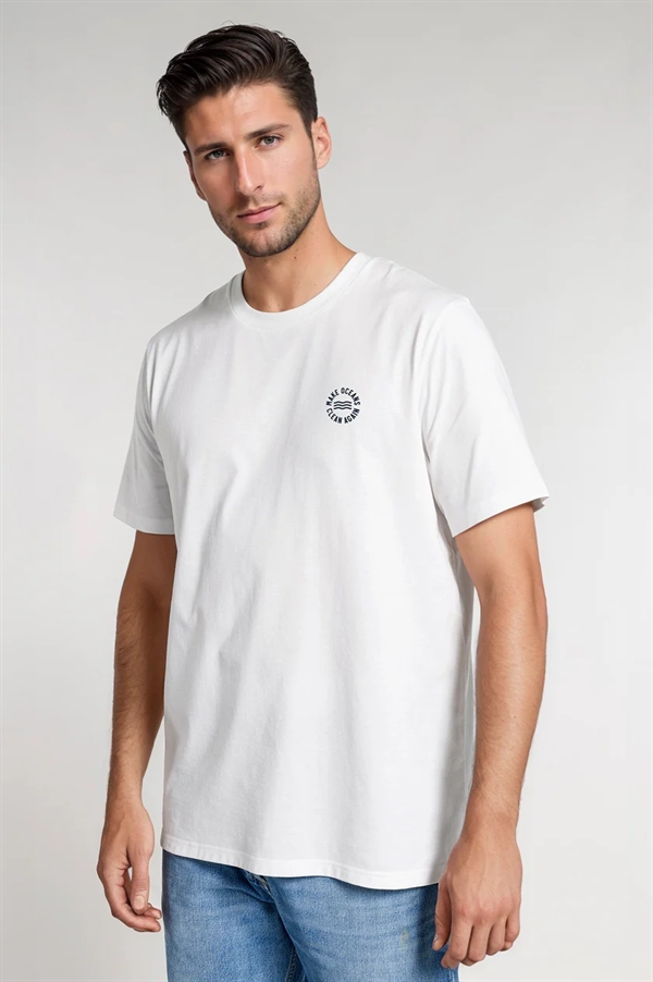 Hjemhavn - Tee Unisex "MEGA MOCA Hjemhavn" - Hvid