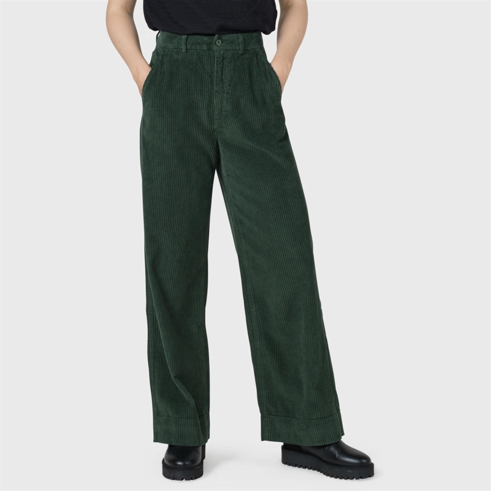 Klitmøller Collective Lydia Jumbo Corduroy Pant - Moss Green