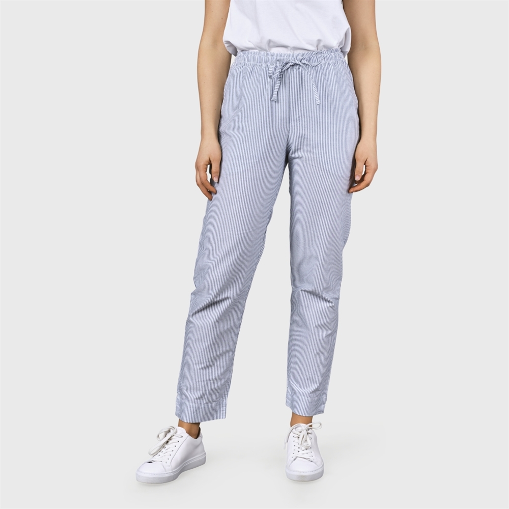 Klitmøller Collective Nicoline Striped Pant - White/Navy