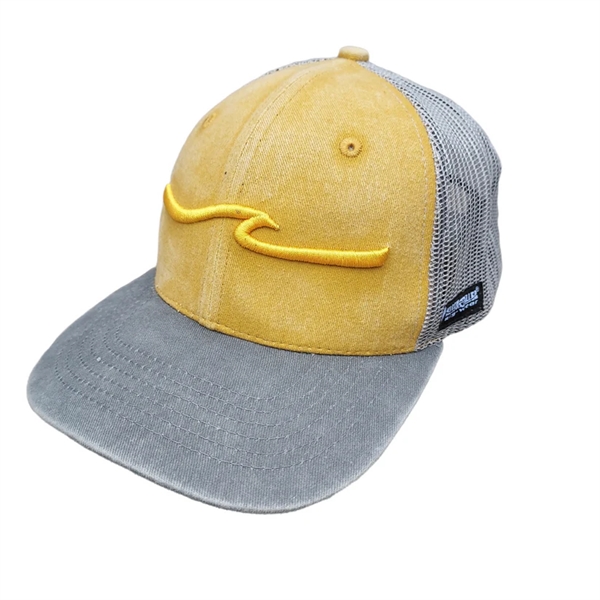Klitmøller Rig Wear Trucker Cap - Grey Yellow