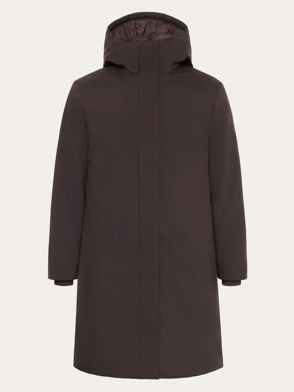 KnowledgeCotton Apparal Womens Climate Shell Jacket - Chocolate Torte