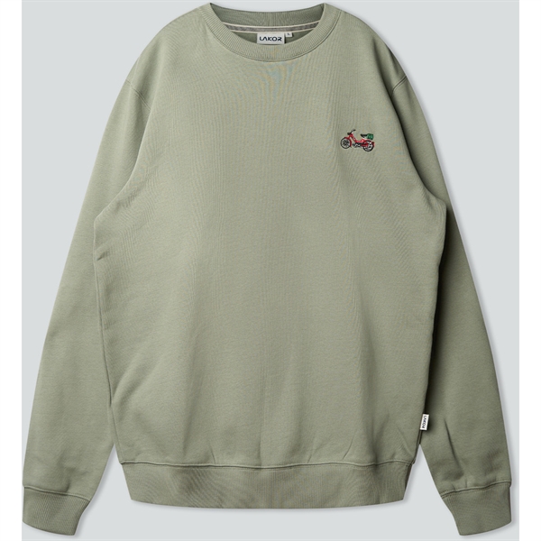 Lakor Mini Red Maxi Crewneck - Sea Spray