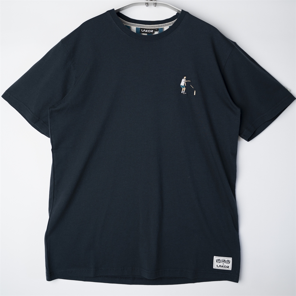 Lakor Mini Kubb Player T-shirt - Blueberry