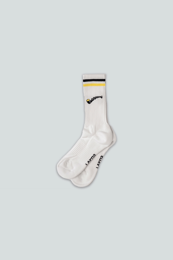 Lakor Salt Lakridspibe Socks - White