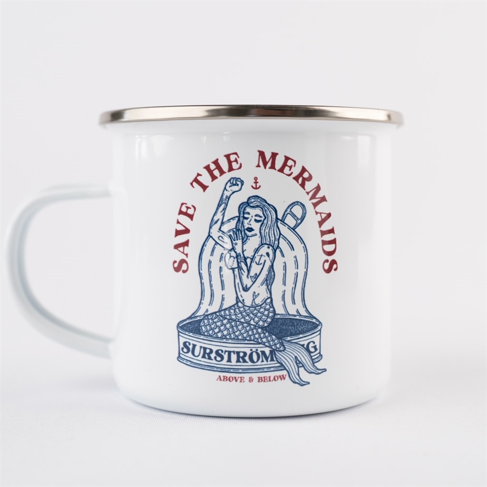Lakor Tinned Mermaid Enamel Mug