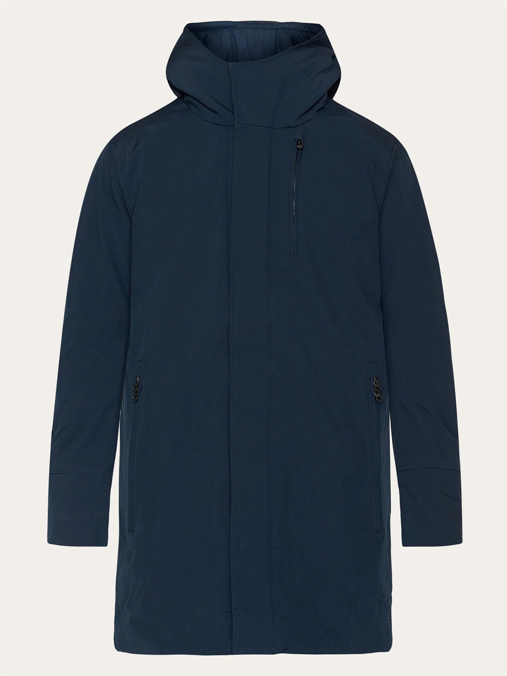 KnowledgeCotton Apparal Mens Climate Shell Jacket - Total Eclipse