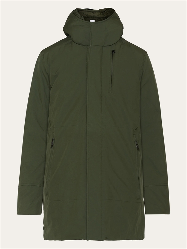 KnowledgeCotton Apparal Mens Climate Shell Jacket - Forrest Night
