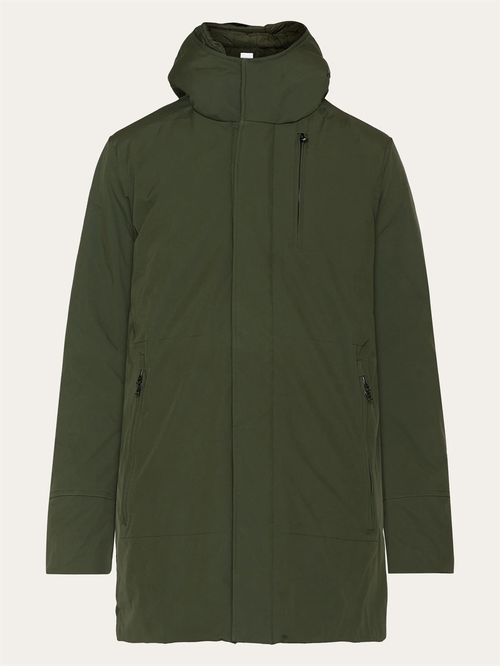 KnowledgeCotton Apparal Mens Climate Shell Jacket - Forrest Night