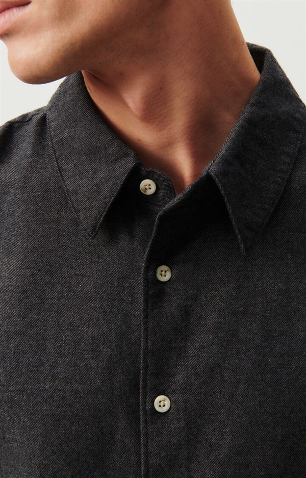 American Vintage Dakota Mens Shirt - Anthracite		