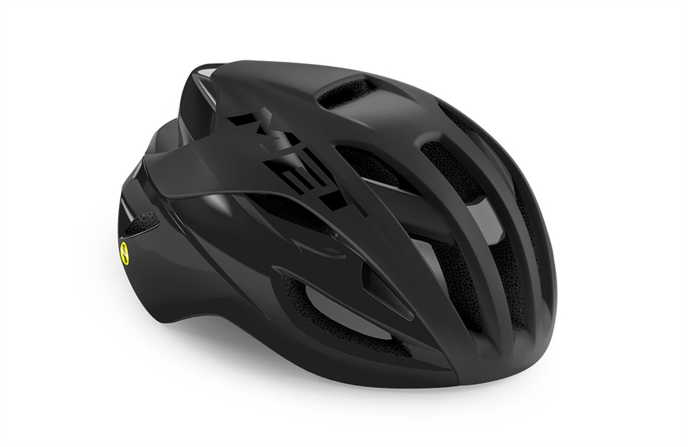 MET Helmet Rivale MIPS - Black/Matt Glossy 