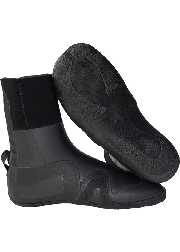 Vissla North Seas Dipped 7mm Round Toe Bootie - Black