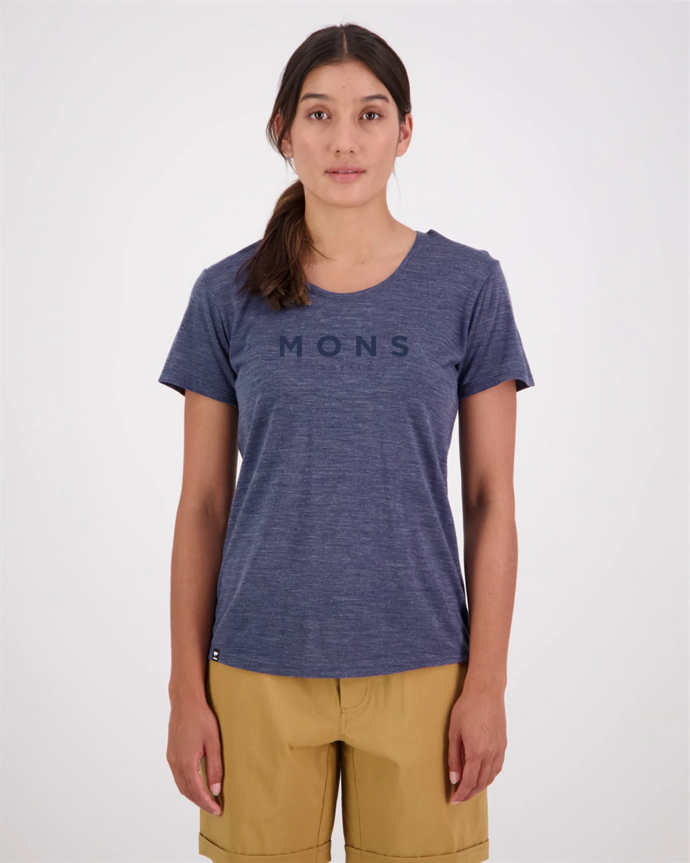 Mons Royale Woman Zephyr Merino Cool Tee Midnight