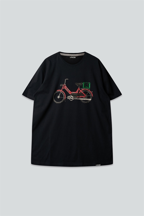 Lakor Red Maxi T-Shirt - Moonless Night
