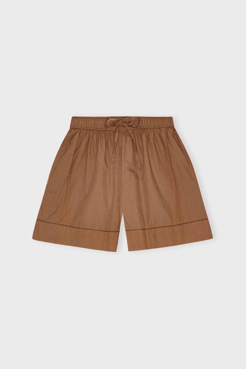 Moshi Moshi Mind Wake Shorts Poplin - Camel